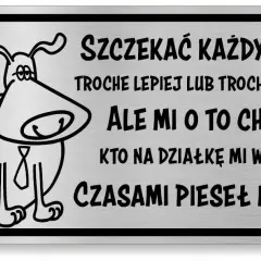 Najzabawniejsze tabliczki uwaga zły pies, które rozbawią każdego do łez