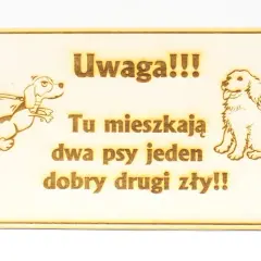 Tabliczka ostrzegawcza pies: jak prawidłowo oznakować posesję ze zwierzęciem
