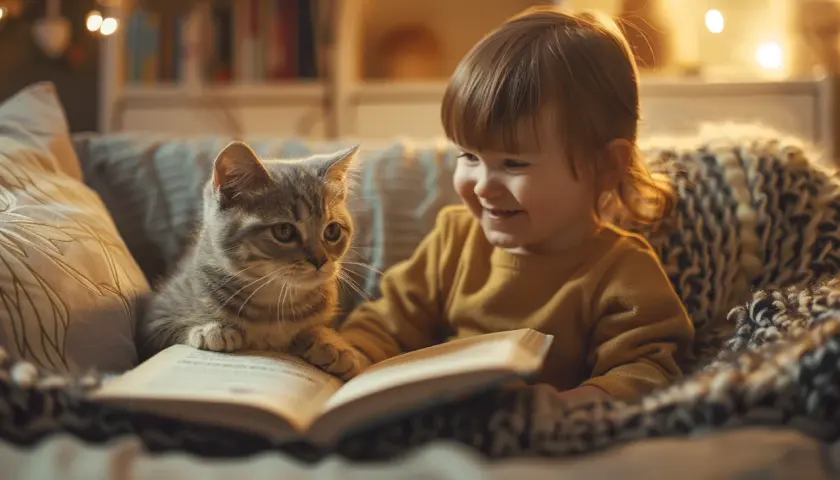 Dlaczego koty i dzieci mogą się zaprzyjaźnić? Budowanie relacji w rodzinie
